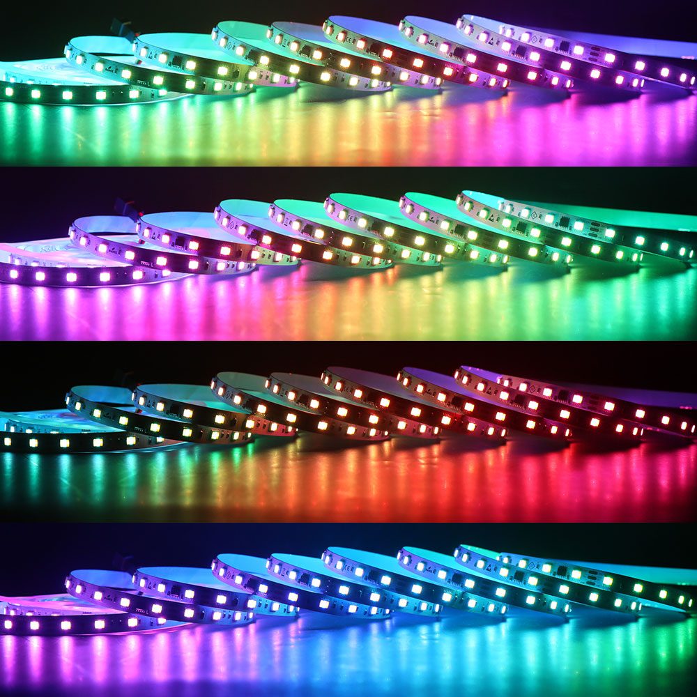 TM1906 Addressable RGBCCT 5in1 Color Chasing LED Strip Lights